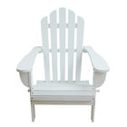 Chaises longues extérieures en bois blanches de plage de meubles de Soild pour des lumières de balcon