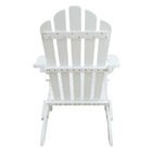 Chaises longues extérieures en bois blanches de plage de meubles de Soild pour des lumières de balcon
