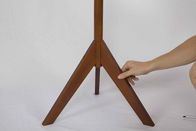 Support en bois durable de support de cintre de manteau avec la conception de 9 de crochets branches d'arbre