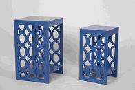 Tableaux modernes bleus d'emboîtement, table de chevet en bois ergonomique 58 tailles de cm