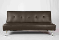 Le cuir de salon retirent le divan plaquant des pieds ergonomiques pour l'espace économisant