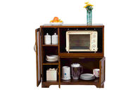 Petite petite cuisine de salon de placard de stockage de meubles en bois à la maison vigoureux durables