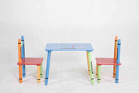 Tableau orienté du crayon en bois des enfants et ensemble de chaise, facile à se réunir